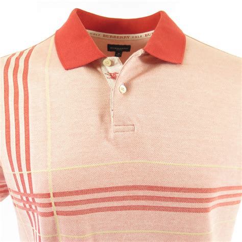 burberry golf shirt mens